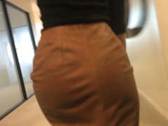 Perfect tight athletic candid coworker ass
