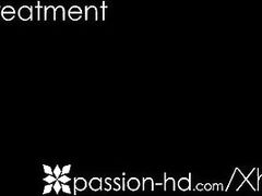 Passion-HD - Babe Lily Love massage a cock between her tits