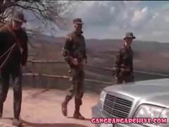 Gangbang Archive fantasy MILF orgy with 4 army guys