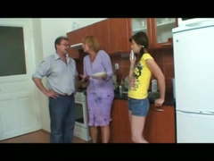 NMLN Mature Couple Come Home And Fuck Their Cute Teen !