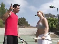 Backhand Spank w Spunky Sarah Vandella