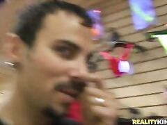 With the right amount of cash a hot lil momma gives Havoc some brain, while slurping up a chocolate dildo.