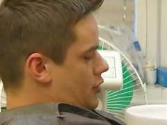 Sexy Brunette Dentist Giving Oral Exam then Fuck in Office