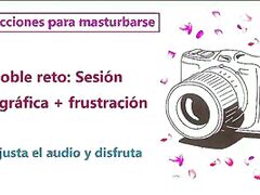 JOI hentai en espanol. Charlotte y su sesion fotografica.