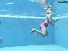 Hot tattooed Czech sexy in the pool