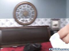 Bigtitted CFNM latina maids cumswallowing guests cum