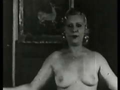 Mom dancing, stripping & fucking - circa 40s